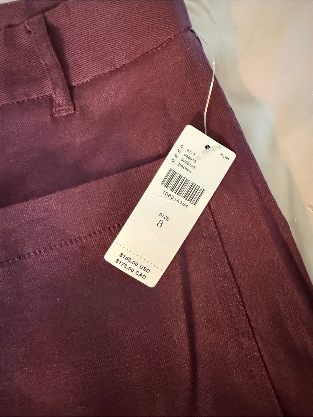 Maeve Wide Leg Pants in Deep Brown - Picture 5 of 6